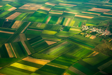 Landschap vanuit de lucht
