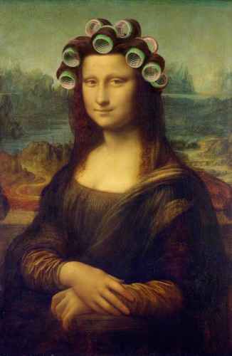 Mona Lisa - The Curly Girly Edition © Marja van den Hurk