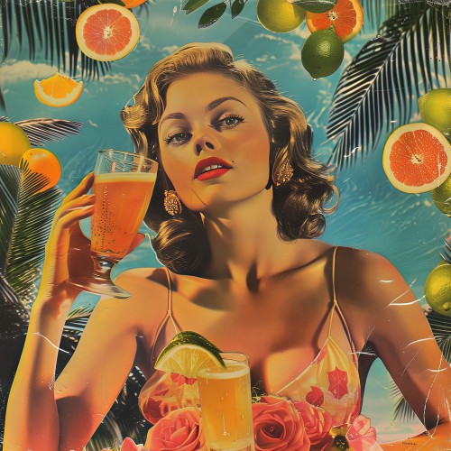 50's cocktail girl © Marlon Paul Bruin