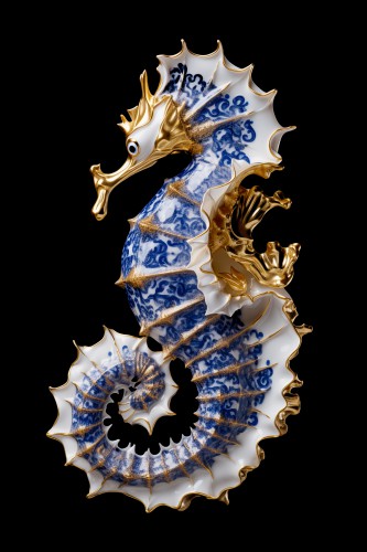 A Delft Blue Seahorse © OTTI Originals