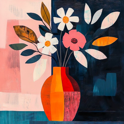 Abstract flower bouquet © Lauri Creates