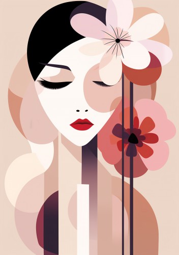 Abstract flower woman © Bianca ter Riet