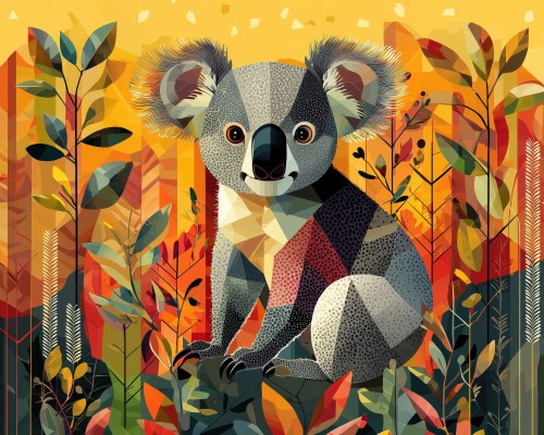 Abstyract Koala © Marlon Paul Bruin
