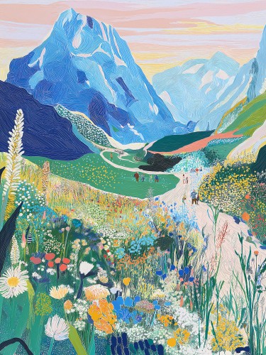 Alpine Bloom  © Artclaud