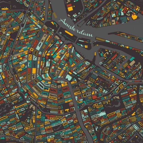 Amsterdam Leaf © Kunst in kaart