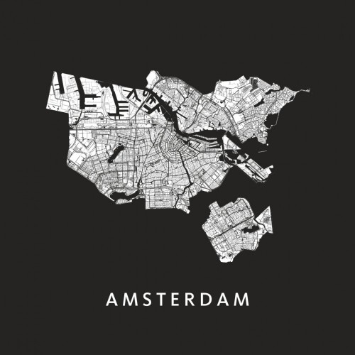 Amsterdam Zwart © Kunst in kaart