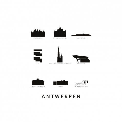 Antwerpen Architectuur Wit © Kunst in kaart
