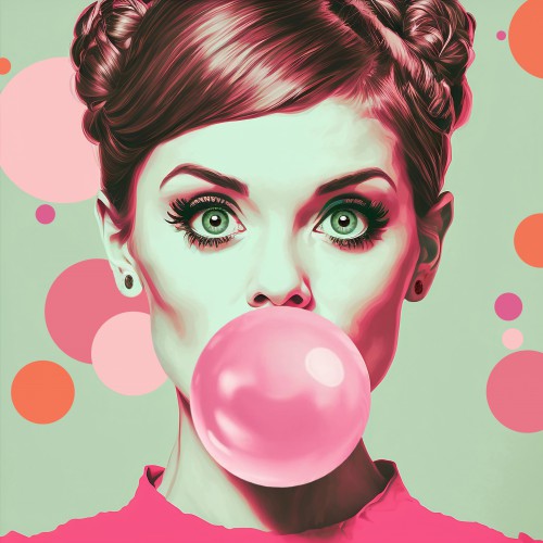 Audrey Loves Bubbles © Color Square