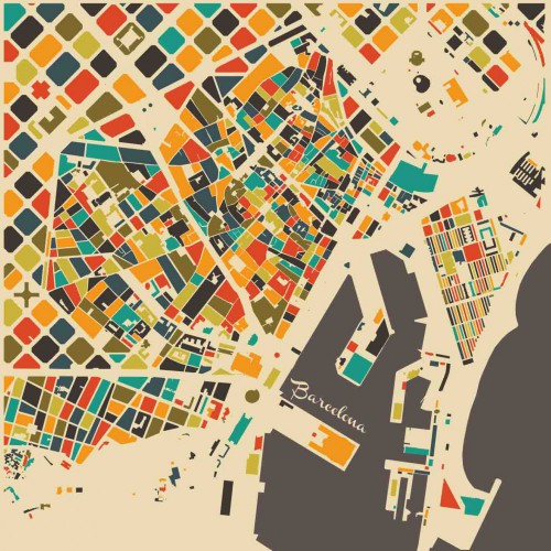 Barcelona Autumn © Kunst in kaart