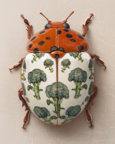 Brocolli Ladybug © Charlie Moon