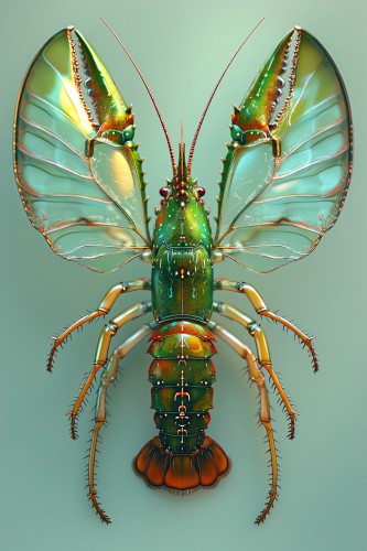 Butterfly Lobster © OTTI Originals