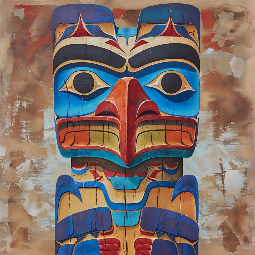 Colorful totem treasures © Lauri Creates