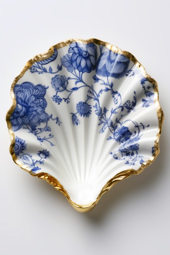 Delft Blue flower oyster gold © OTTI Originals