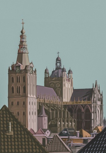 Den Bosch © Vintage Stadsposters