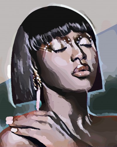 Edgy Sparkle - Modern Scandinavisch portret & retro + vintage sfeer © The Art Kroep