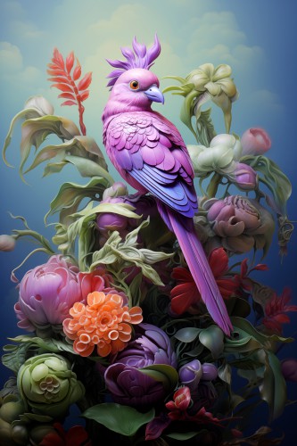Exotische tropische vogel 2
