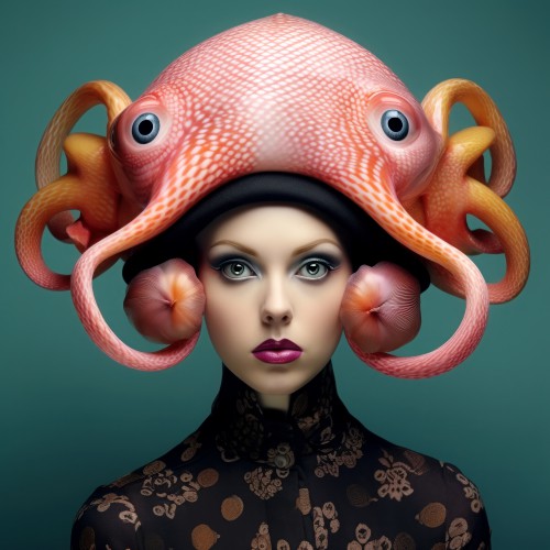Fishy hat elegance octopus © OTTI Originals