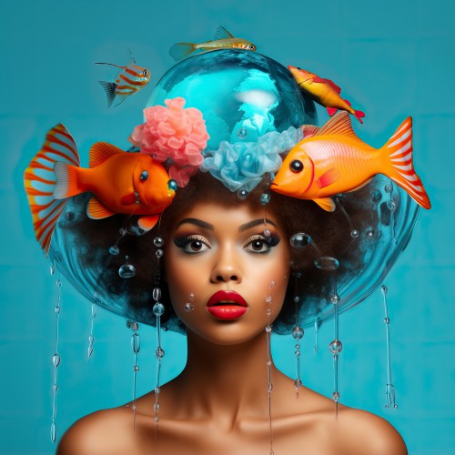 Fishy hat elegance water bubble © OTTI Originals
