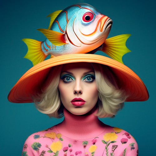 Fishy hat elegance yellow fin © OTTI Originals