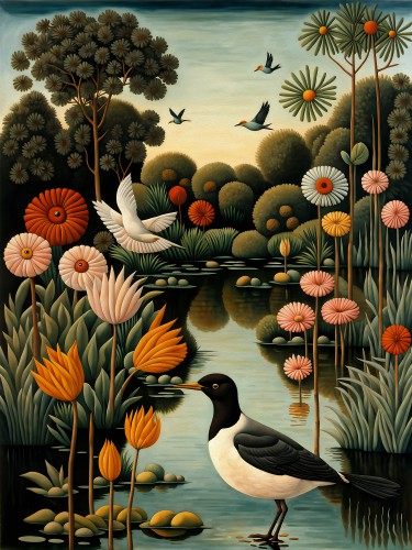 Floral Waterscape © Artclaud