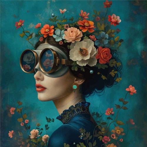 Flower diving © Mirjam Duizendstra
