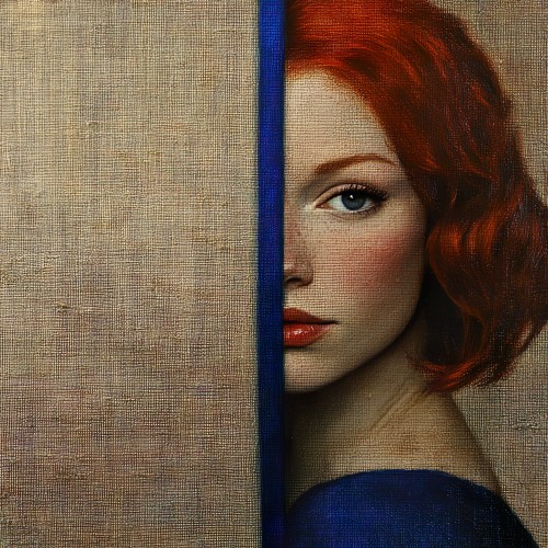 Ginger and Royal blue © Lauri Creates