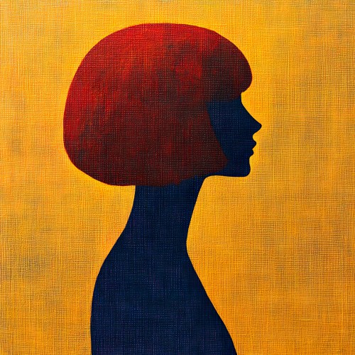 Ginger silhoutte left © Lauri Creates