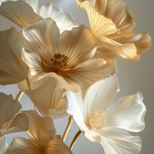 Ginkgo bloem wit goud © Bianca ter Riet