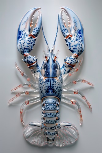 Glass lobster DelftBlue © OTTI Originals