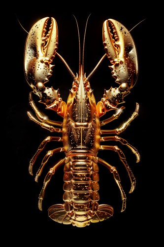 Gouden kreeft © OTTI Originals
