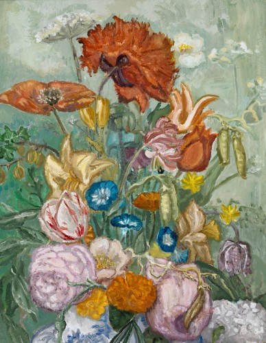 Groot boeket groen © Tanja Koelemij