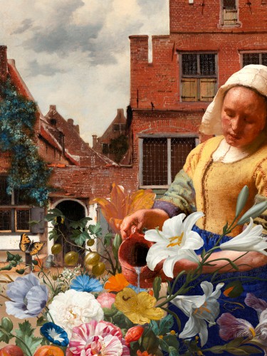 Het Melkmeisje in Het Straatje © Marja van den Hurk
