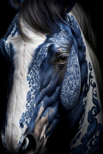 Horse Delft Blue © OTTI Originals