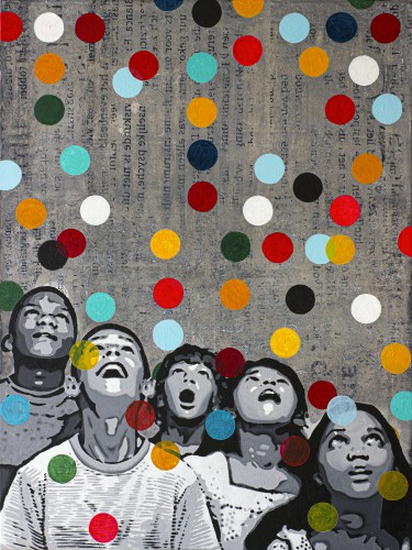 IF RAINDROPS WERE COLORED © db Waterman