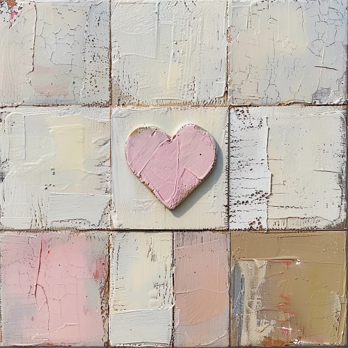Industrial love with a touch of pink © Lauri Creates