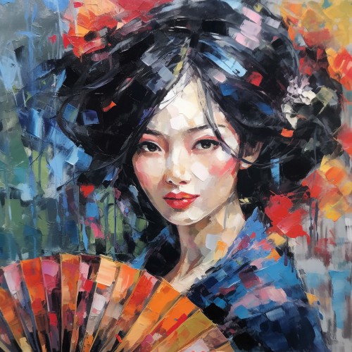 Japandi geisha © Bianca ter Riet