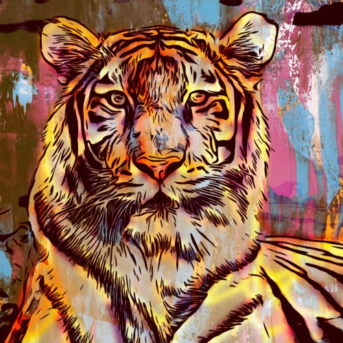 Just chilling Wilde dieren tijger © The Art Kroep