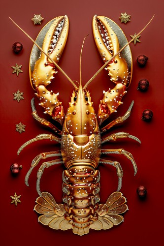 Kerst kreeft © OTTI Originals