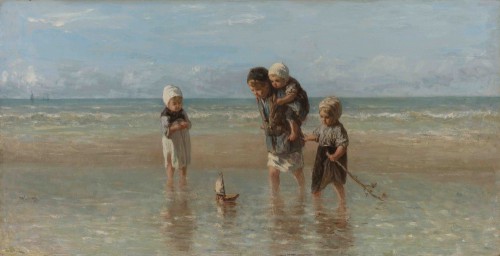 Kinderen der zee, Jozef Israëls, 1872