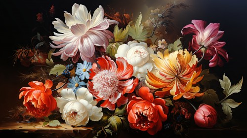 Klassiek kleurrrijk boeket © Marlon Paul Bruin