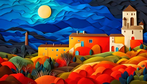 Landschap in Italia © Ellenilli