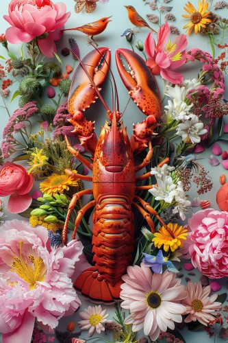 Lobster flowers