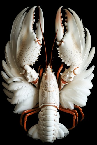 Lobster swan feathers © OTTI Originals
