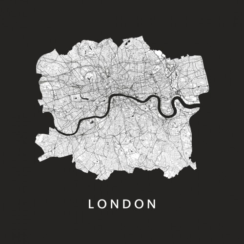 London Zwart © Kunst in kaart