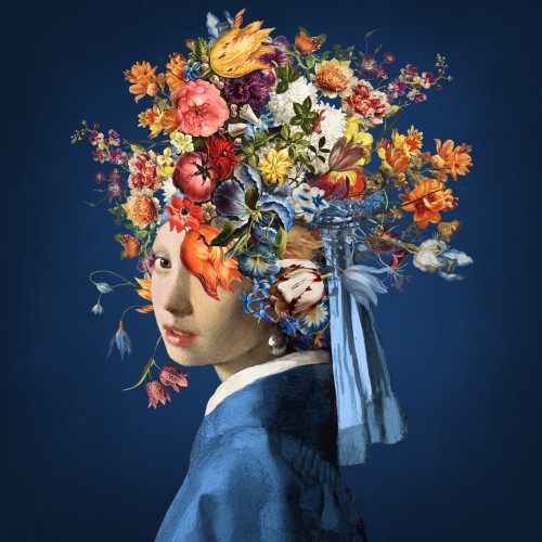 Meisje met de Parel - So Pretty in Blue Edition © Marja van den Hurk