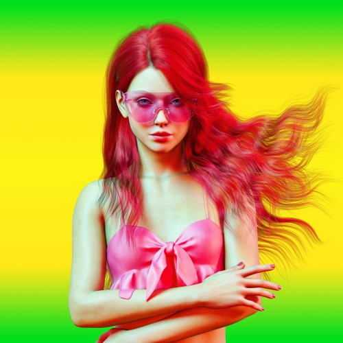 Meisje met de Roze Bril © Ellenilli