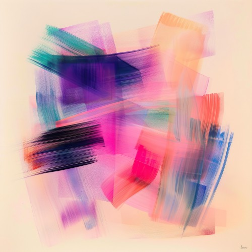 Modern abstract neon colors © Lauri Creates