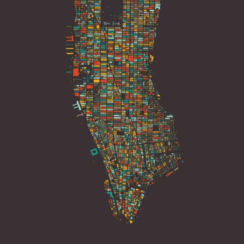 NewYork Leaf © Kunst in kaart
