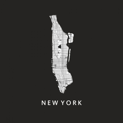 New York Zwart © Kunst in kaart