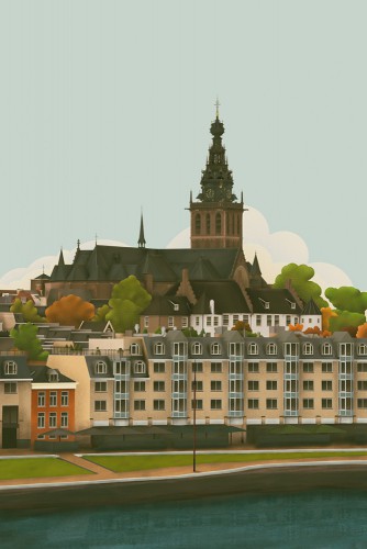 Nijmegen © Vintage Stadsposters
